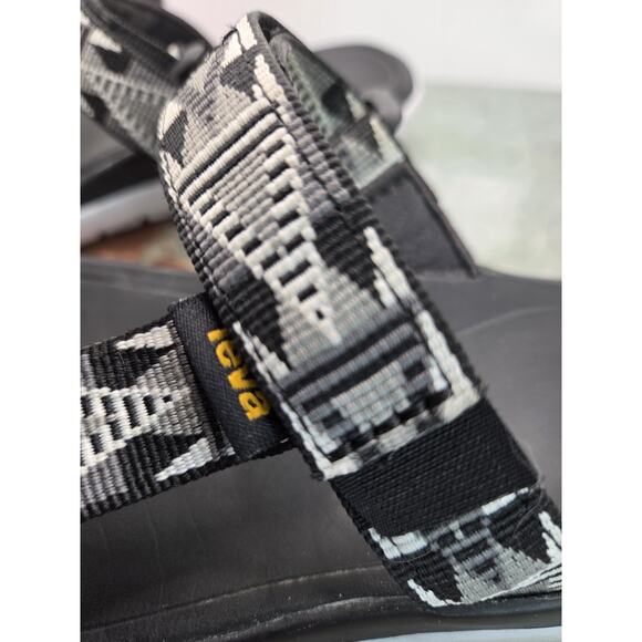 TEVA Women's Hurricane XLT2 Sandals 1013045 US Sz-7.5 Black White Aztec - Picture 4 of 8